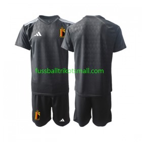 Fußballtrikots Belgien Courtois 1 Torwart Kinder 2022 Kurzarm Auswärts-trikot kaufen